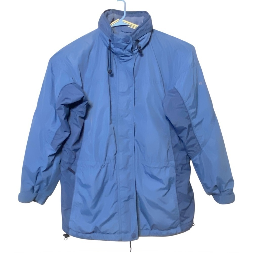 Columbia Sportswear Company Hooded Windbreaker Jacket Blue Women’s M